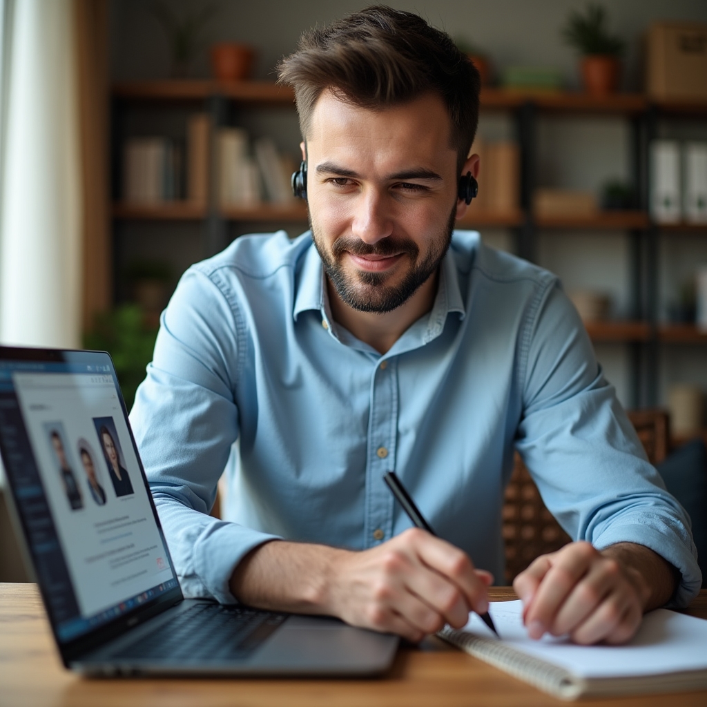 Участник онлайн-вебинара по микрокредитованию